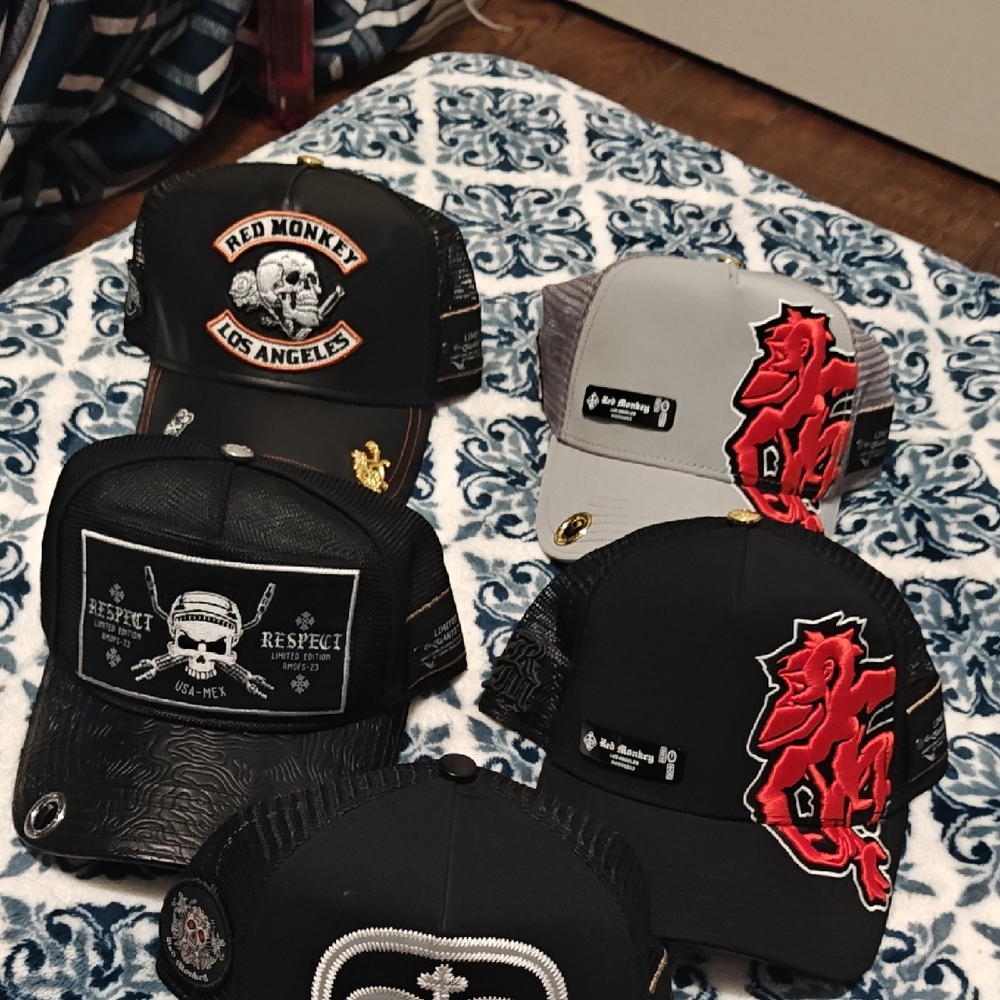 Black and Red Cap